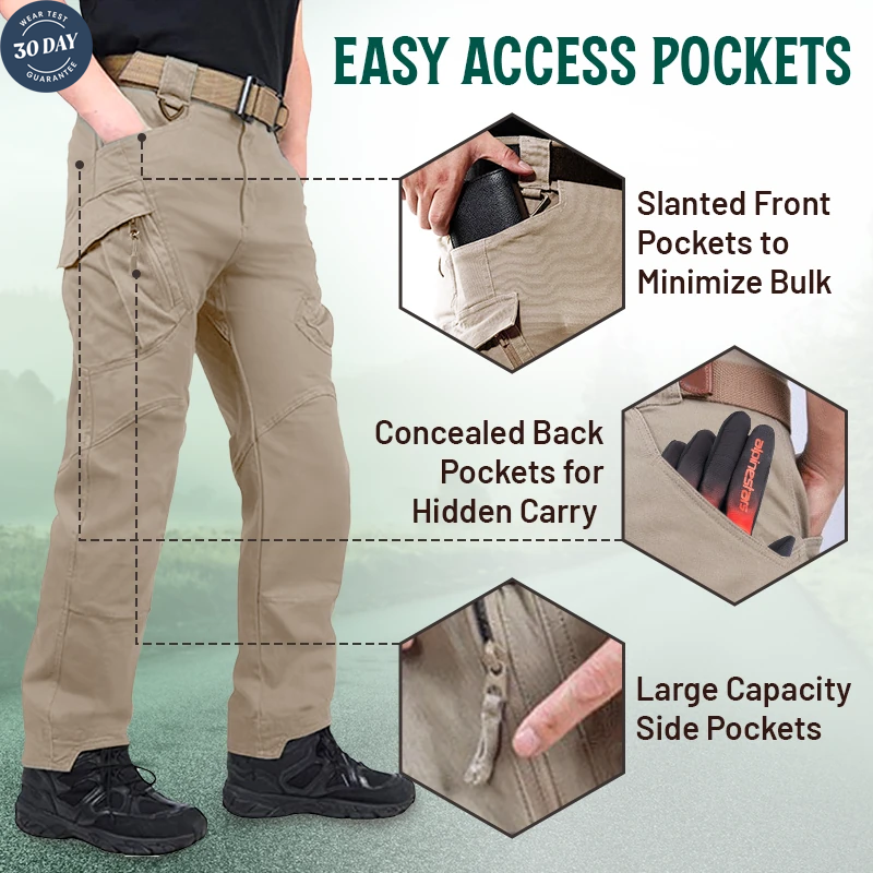 💝💝Comfort And Functionality- Tactical Waterproof Pants