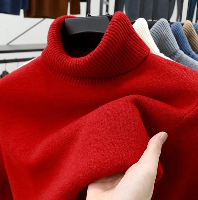 💝💝 LAST DAY SAVE 50% 💥 Men's Pullover Turtleneck Cashmere Sweater