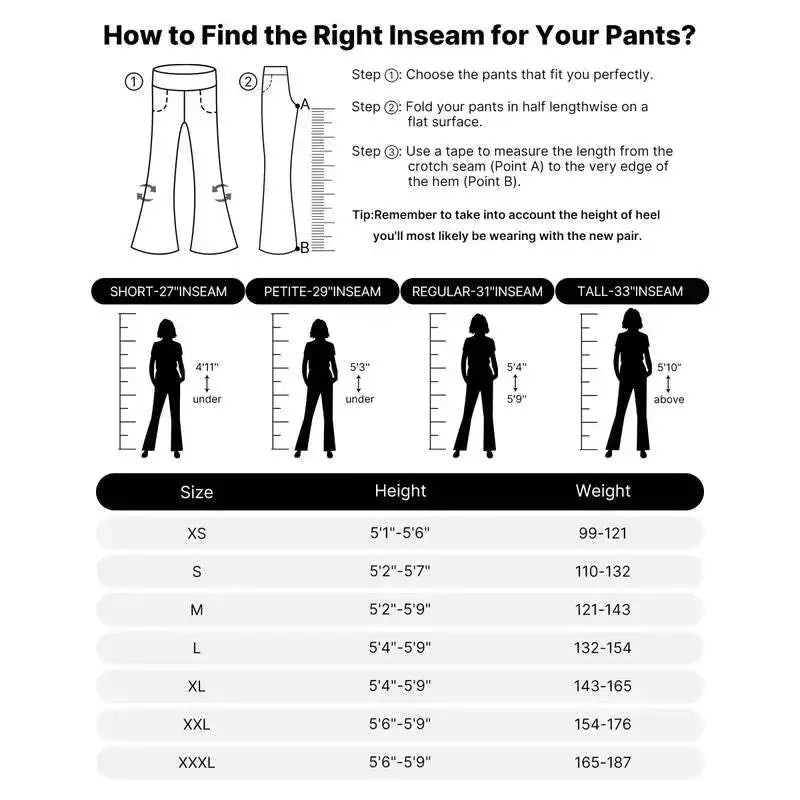 💝💝Women’s High-Waist Wide Leg Pants – Business Casual Yoga Dress Pants with Pockets