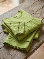 New Arrivals🔥 Women's Vintage Casual Loose-Fit Linen Two-Piece Set