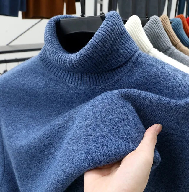 💝💝 LAST DAY SAVE 50% 💥 Men's Pullover Turtleneck Cashmere Sweater