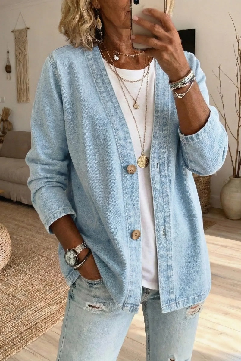 💝💝Lightweight Denim Cardigan
