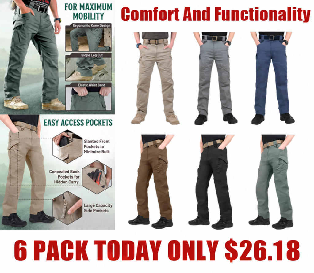 💝💝Comfort And Functionality- Tactical Waterproof Pants