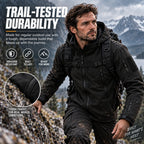 💝💝 Built for Wind & Rain | Men's Waterproof Insulated Outdoor Jacket