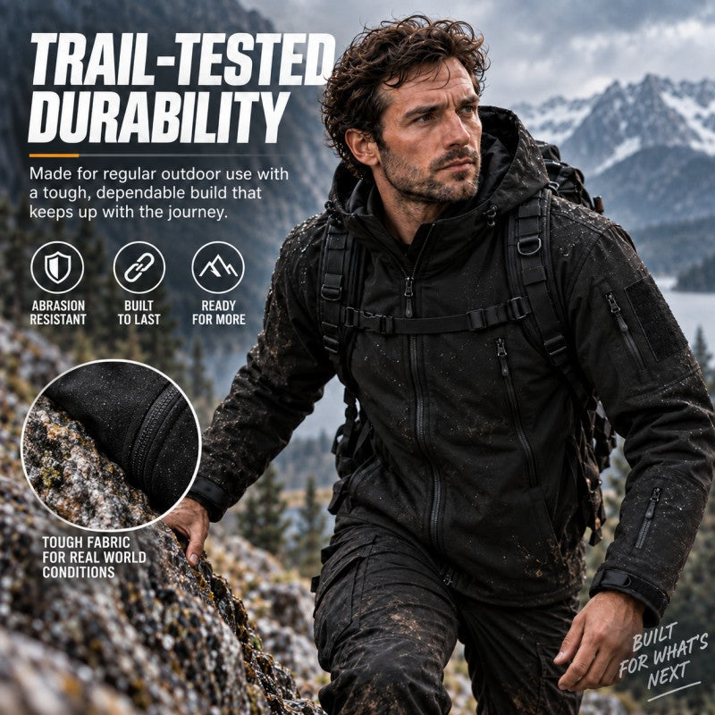 💝💝 Built for Wind & Rain | Men's Waterproof Insulated Outdoor Jacket