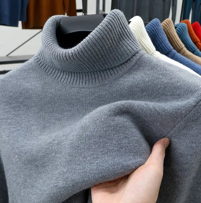💝💝 LAST DAY SAVE 50% 💥 Men's Pullover Turtleneck Cashmere Sweater