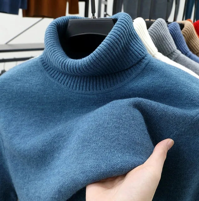 💝💝 LAST DAY SAVE 50% 💥 Men's Pullover Turtleneck Cashmere Sweater