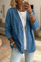 💝💝Lightweight Denim Cardigan