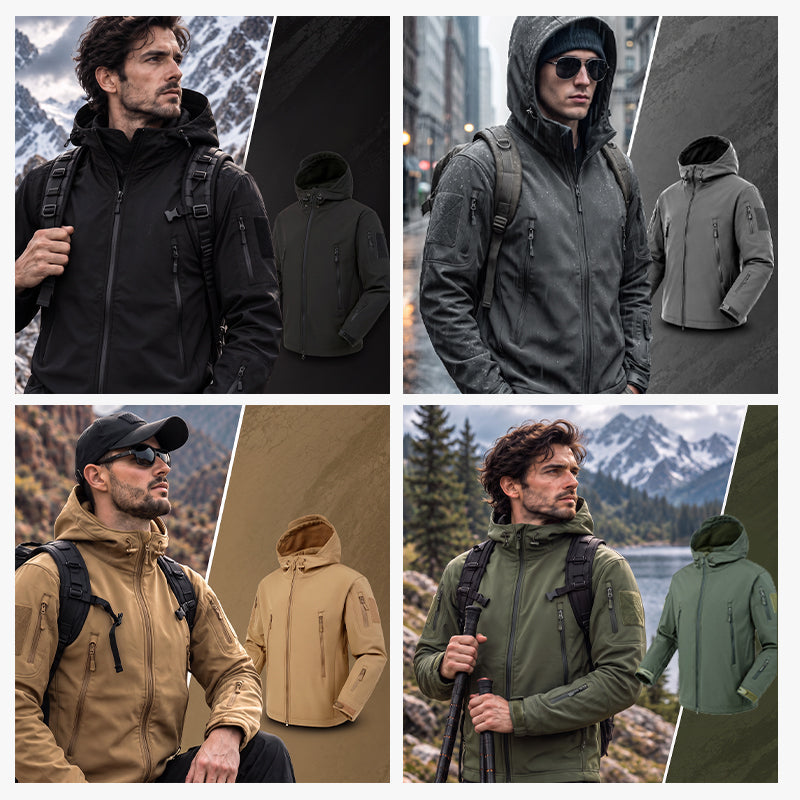 💝💝 Built for Wind & Rain | Men's Waterproof Insulated Outdoor Jacket