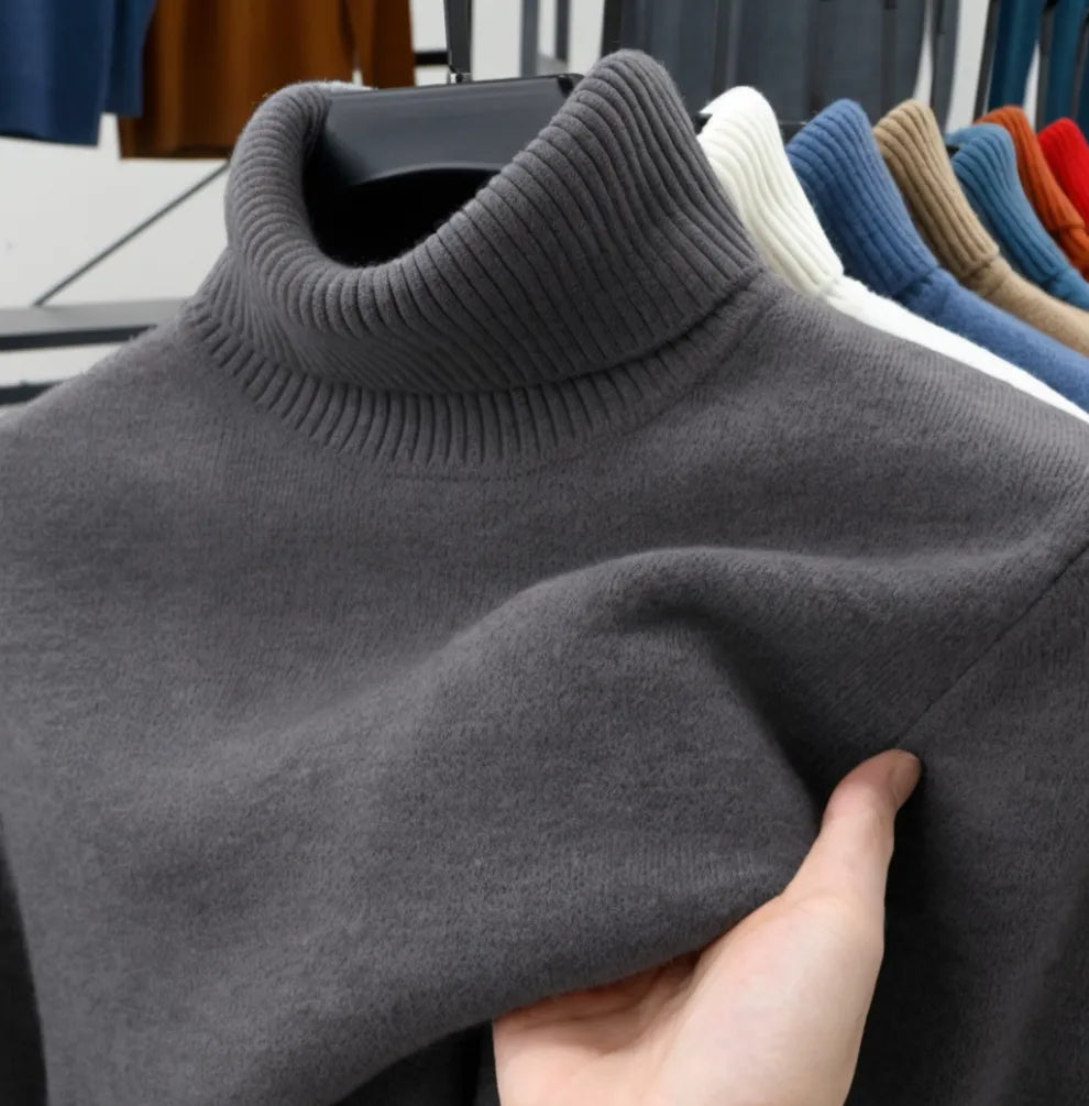 💝💝 LAST DAY SAVE 50% 💥 Men's Pullover Turtleneck Cashmere Sweater