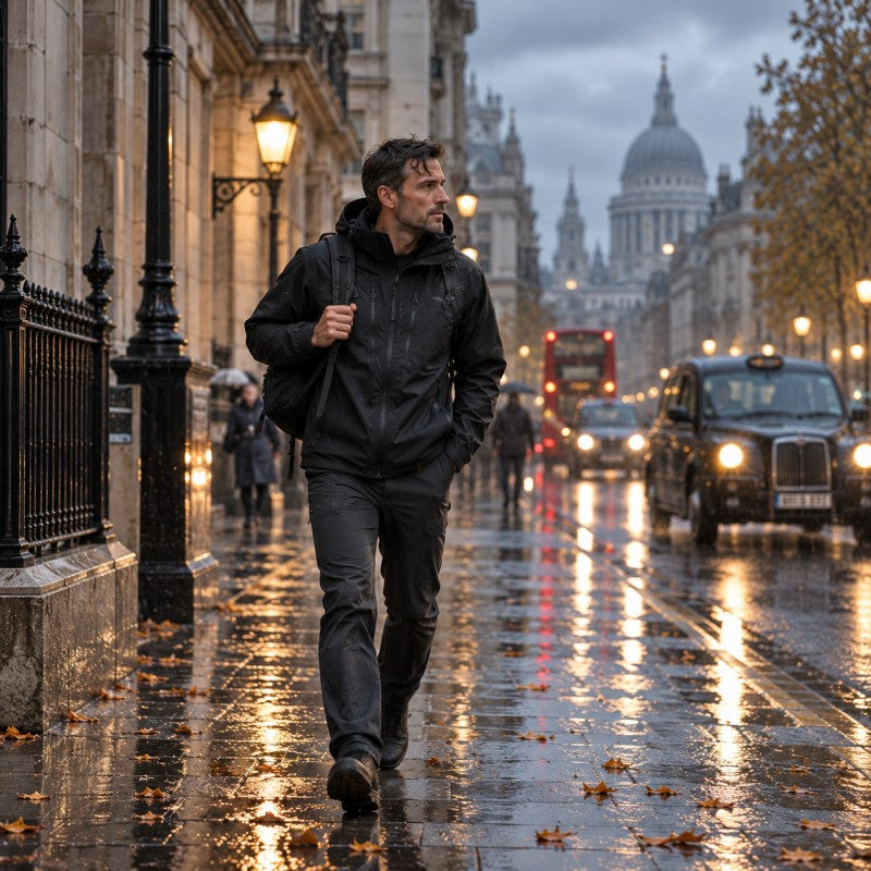 💝💝 Built for Wind & Rain | Men's Waterproof Insulated Outdoor Jacket