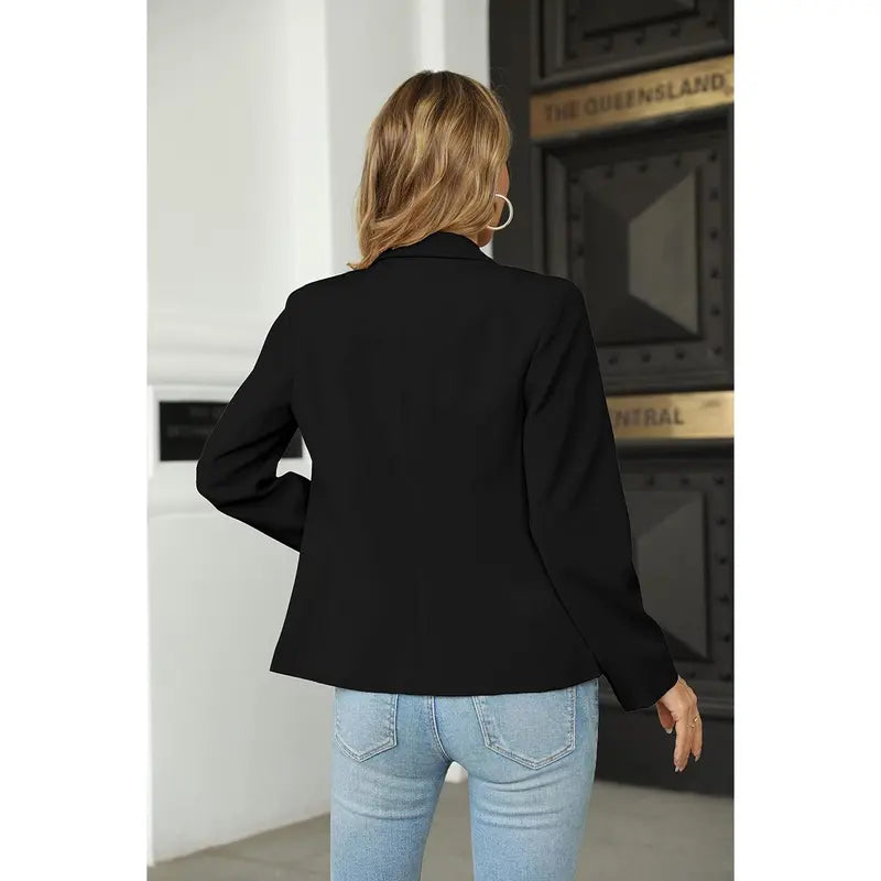 ✨Women's Fitted Blazer | Long Sleeve Lapel Jacket for Work & Everyday Style🔥