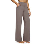 💝💝Women’s High-Waist Wide Leg Pants – Business Casual Yoga Dress Pants with Pockets