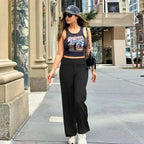 💝💝Women’s High-Waist Wide Leg Pants – Business Casual Yoga Dress Pants with Pockets
