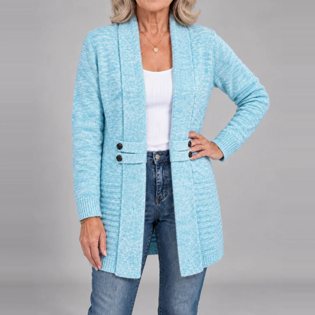 💝💝Harlow™ | Ribbed Knit Button-Tab Cardigan