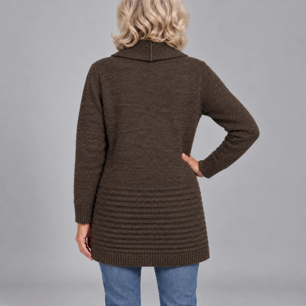 💝💝Harlow™ | Ribbed Knit Button-Tab Cardigan