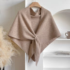 💝💝Women's Trendy Solid Knitted Shawl, Casual Soft Comfortable Scarf for Daily Wear, Fashion Accessories for Women & Girls