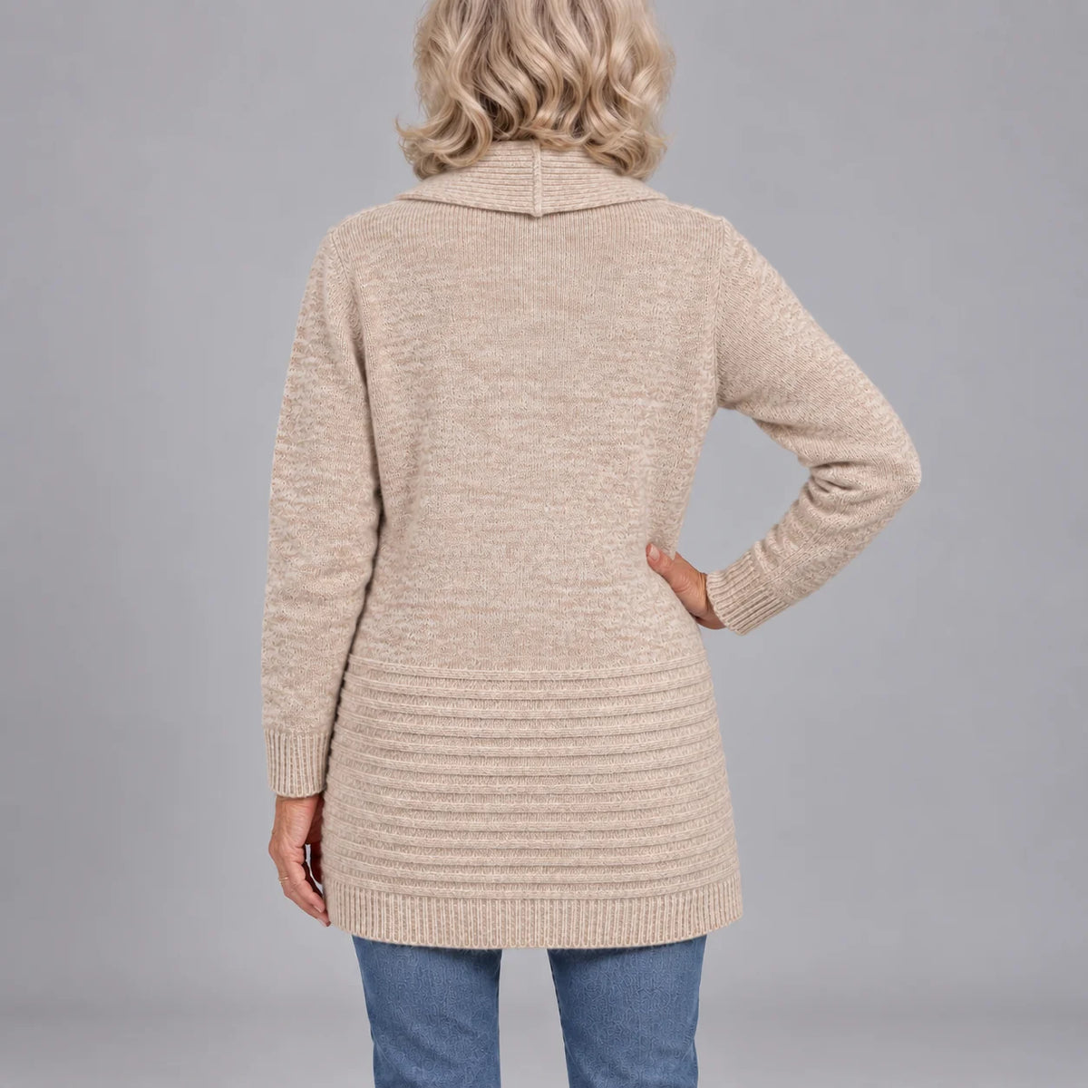 💝💝Harlow™ | Ribbed Knit Button-Tab Cardigan
