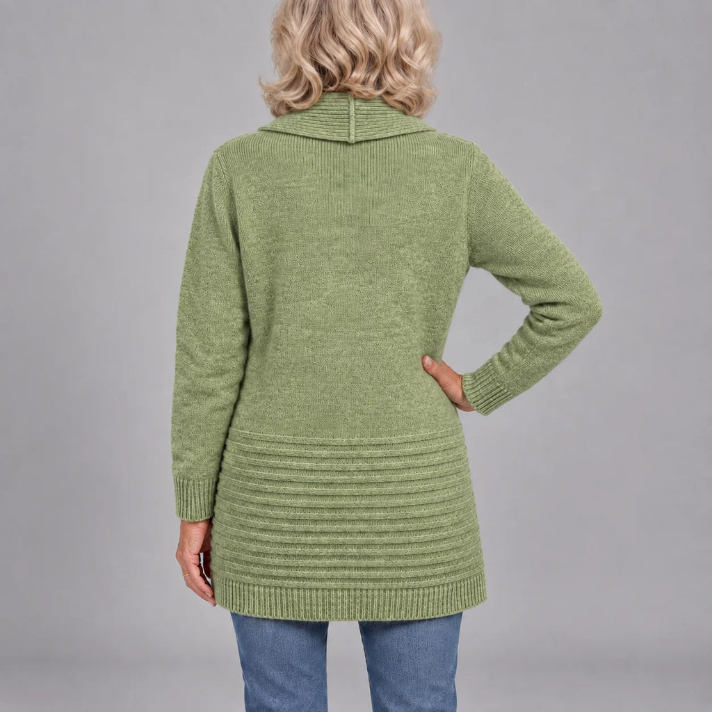 💝💝Harlow™ | Ribbed Knit Button-Tab Cardigan