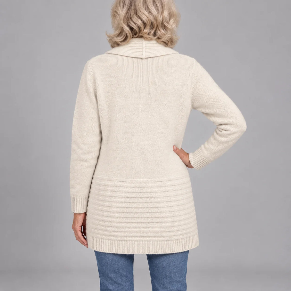 💝💝Harlow™ | Ribbed Knit Button-Tab Cardigan