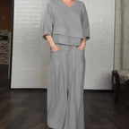 💝💝Contemporary Cotton-Linen Set