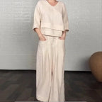 💝💝Contemporary Cotton-Linen Set
