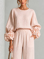 💝💝ROSALIE | FLORAL CUFF TWO-PIECE SET