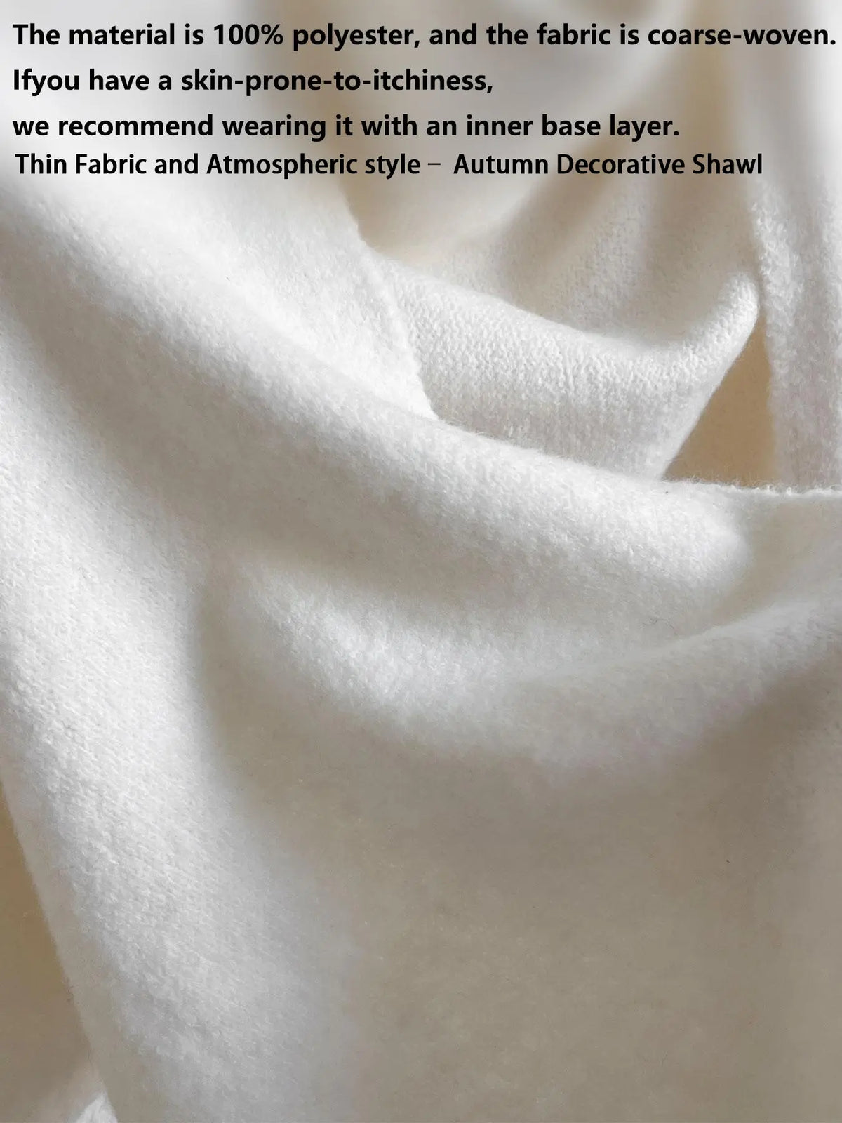 💝💝Women's Trendy Solid Knitted Shawl, Casual Soft Comfortable Scarf for Daily Wear, Fashion Accessories for Women & Girls