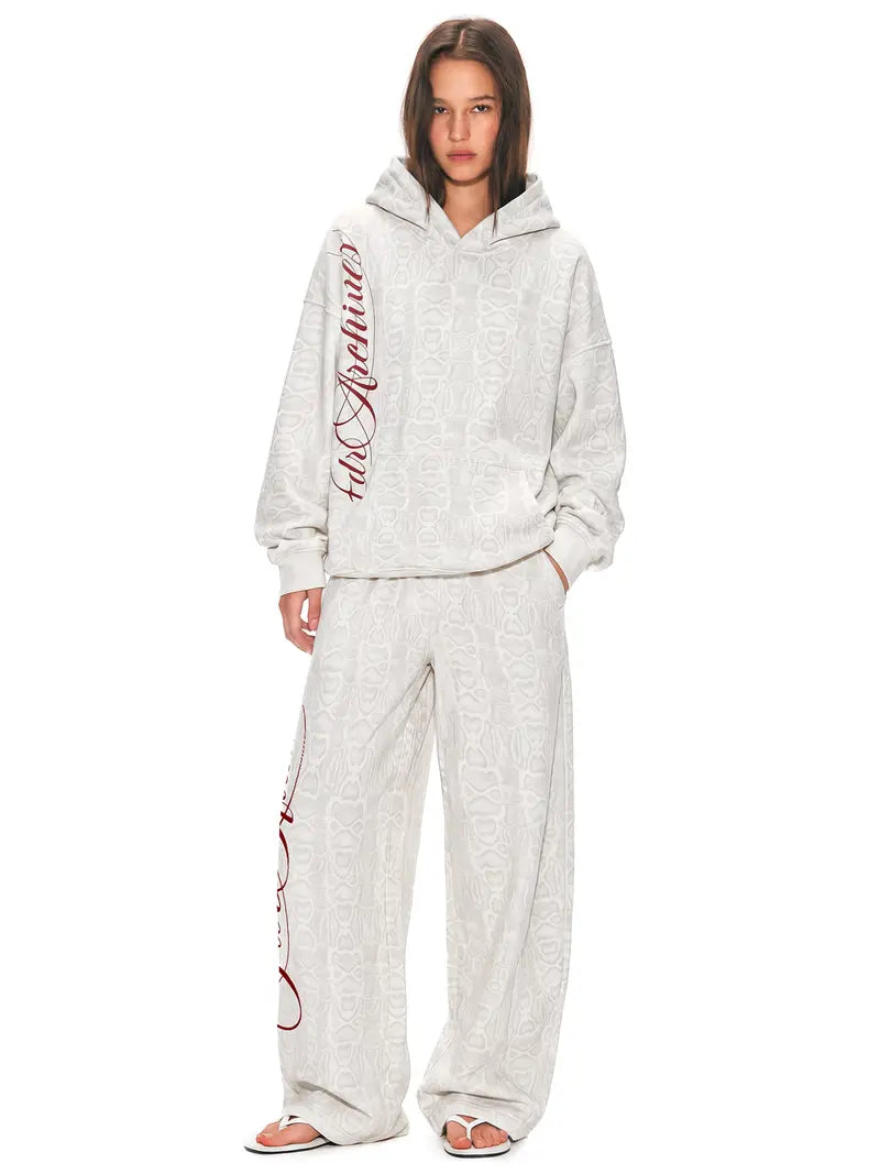 ✨New Arrivals & Special Offers-Vintage Embroidered Oversized Hoodie & Pants Set – Relaxed 2-Piece Streetwear Outfit