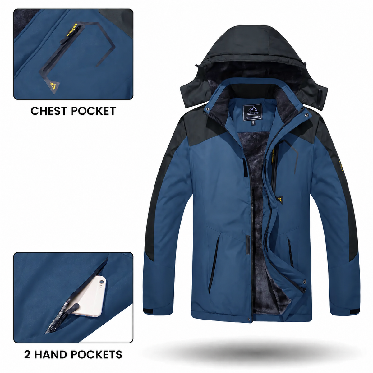 💝💝BESTSELLER | 6PCS $25.99 | Men's Fleece-Lined Outdoor Jacket