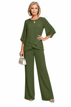 💝💝Sophisticated Loose-Fit Formal Pant Set