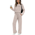💝💝2026 HOT SALE🥳💞60K+ SOLD!✨Women's Crew Neck Top & Drawstring Pants Set3