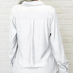 ⏳Time-Limited Special⏰Women's Solid Lapel Long Sleeves Button-Down Shirt👔