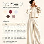 ✨ Effortless Comfort | Women's Cropped Top & Wide-Leg Pants 2-Piece