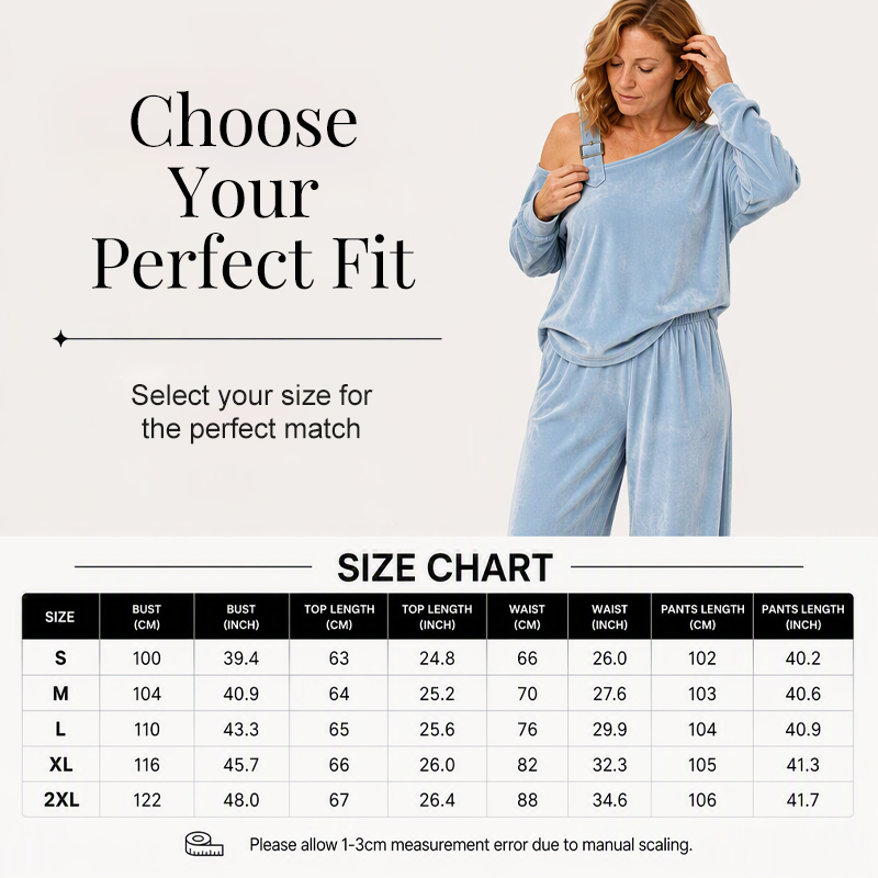 💝💝Women's Off-Shoulder Top & Wide-Leg Pants Set– Effortless Chic Meets Everyday Comfort