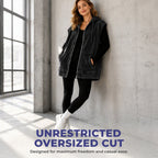 💝💝 Seasonal Style | Women's Oversized Hooded Denim Vest Jacket