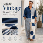 💝💝 Easy Style, Zero Matching Hassle | Men's Retro Print Loose-Fit 2-Piece Set