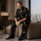 💝💝 Easy Style, Zero Matching Hassle | Men's Retro Print Loose-Fit 2-Piece Set