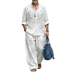 💝💝 Easy Style, Zero Matching Hassle | Men's Retro Print Loose-Fit 2-Piece Set