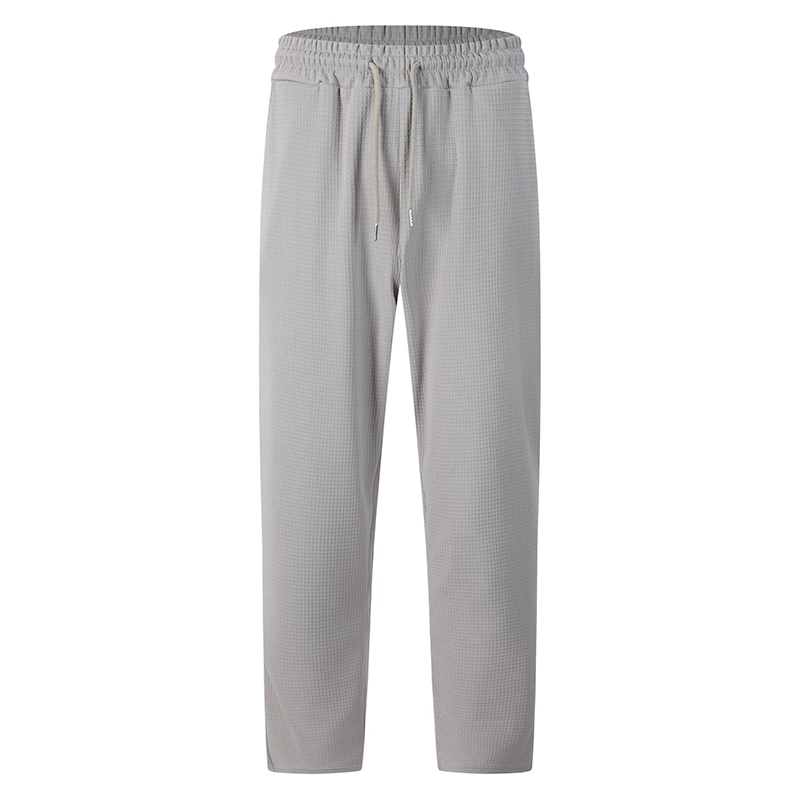 💝💝 Textured Everyday Comfort | Men's Waffle-Knit Drawstring Trousers